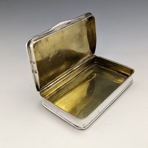 Early 19th Century French Antique 950 Silver Snuff Box 69g